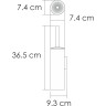 Щетка для унитаза подвесная WASSERKRAFT K-1087POLISHED GOLD K-1087PG
