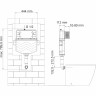 Встраиваемый смывной бачок WASSERKRAFT ALLER 10TLT.031.ME.PG02